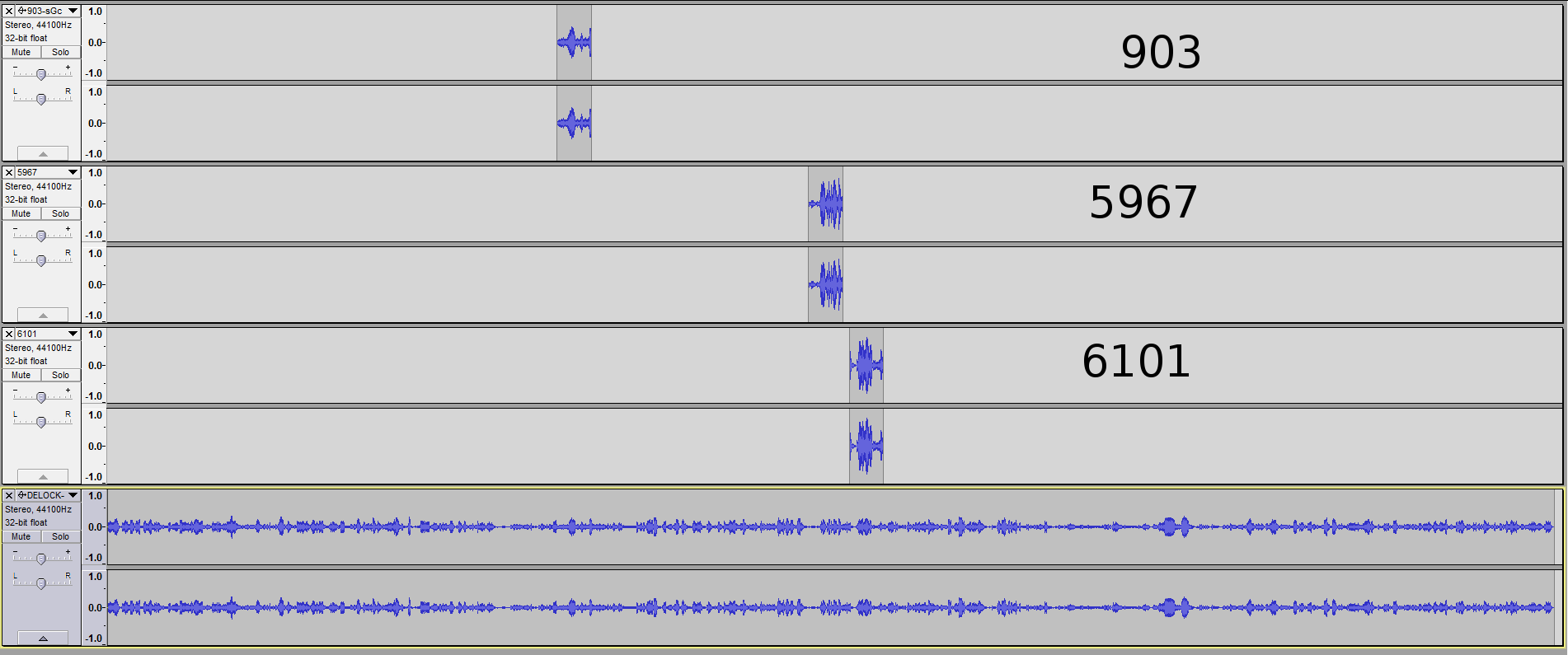 ♐DELOCK audio comparison